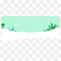 背景 春天背景 城市剪影-空若网 背景 春天背景 城市剪影-空若网