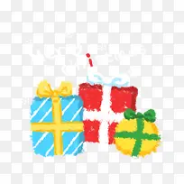 卡通彩色礼物元素-空若网 卡通彩色礼物元素-空若网