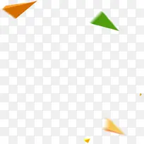 黄绿橙色三角-空若网 黄绿橙色三角-空若网