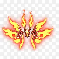 金色火焰翅膀-空若网 金色火焰翅膀-空若网