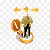 商务插画-空若网 商务插画-空若网