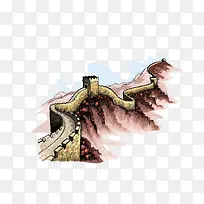 手绘长城-空若网 手绘长城-空若网