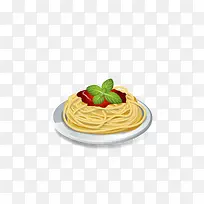 卡通食物美味午餐意大利面-空若网 卡通食物美味午餐意大利面-空若网