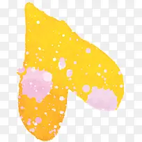 黄色个性创意爱心-空若网 黄色个性创意爱心-空若网