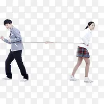 争夺人物拉伸创意-空若网 争夺人物拉伸创意-空若网