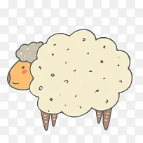 卡通手绘小羊-空若网 卡通手绘小羊-空若网