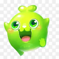 绿色卡通动物可爱-空若网 绿色卡通动物可爱-空若网