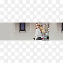 时尚金发回眸美女-空若网 时尚金发回眸美女-空若网