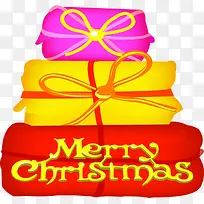 手绘彩色新年礼物-空若网 手绘彩色新年礼物-空若网