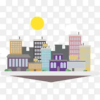 矢量扁平化建筑-空若网 矢量扁平化建筑-空若网