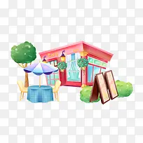 卡通咖啡厅-空若网 卡通咖啡厅-空若网
