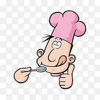 卡通厨师-空若网 卡通厨师-空若网