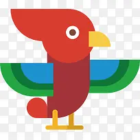 矢量扁平化鹦鹉-空若网 矢量扁平化鹦鹉-空若网