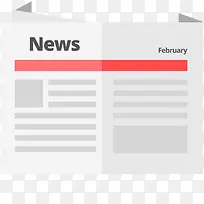 卡通白色报纸-空若网 卡通白色报纸-空若网