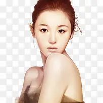 手绘韩式女子插画-空若网 手绘韩式女子插画-空若网