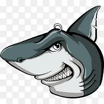矢量卡通鲨鱼-空若网 矢量卡通鲨鱼-空若网
