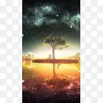 手绘插画梦幻时节-空若网 手绘插画梦幻时节-空若网