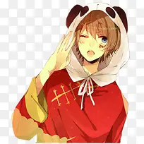 可爱少年卡通手绘-空若网 可爱少年卡通手绘-空若网