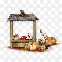 水果店卡通彩绘-空若网 水果店卡通彩绘-空若网