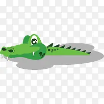 卡通鳄鱼矢量图-空若网 卡通鳄鱼矢量图-空若网