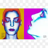 彩色外国抽象美女-空若网 彩色外国抽象美女-空若网