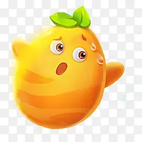 黄色卡通可爱芒果-空若网 黄色卡通可爱芒果-空若网