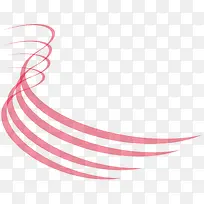 粉色创意线条-空若网 粉色创意线条-空若网