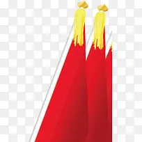 摄影高清手绘红色旗杆效果-空若网 摄影高清手绘红色旗杆效果-空若网