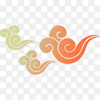 远景橙色祥云-空若网 远景橙色祥云-空若网