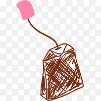 卡通手绘茶包-空若网 卡通手绘茶包-空若网