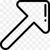 斜箭头图标-空若网 斜箭头图标-空若网