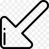 斜箭头图标-空若网 斜箭头图标-空若网