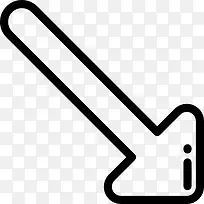 斜箭头图标-空若网 斜箭头图标-空若网