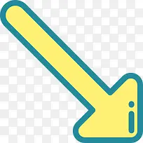 斜箭头图标-空若网 斜箭头图标-空若网