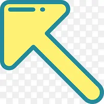 斜箭头图标-空若网 斜箭头图标-空若网