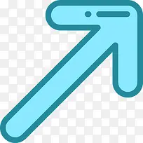 斜箭头图标-空若网 斜箭头图标-空若网