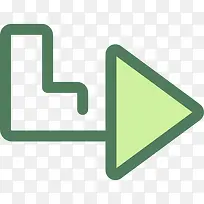 斜箭头图标-空若网 斜箭头图标-空若网