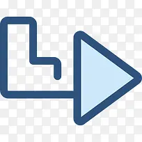 斜箭头图标-空若网 斜箭头图标-空若网