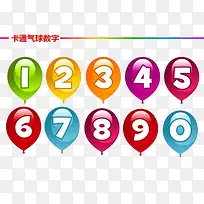 卡通数字-空若网 卡通数字-空若网