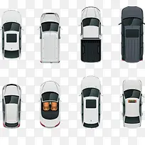 汽车俯视扁平化-空若网 汽车俯视扁平化-空若网