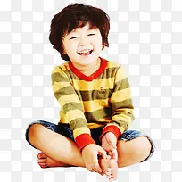 条纹上衣时尚卷发男孩-空若网 条纹上衣时尚卷发男孩-空若网