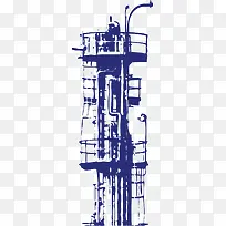 建筑工程塔吊矢量素材-空若网 建筑工程塔吊矢量素材-空若网
