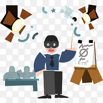 矢量扁平化教授-空若网 矢量扁平化教授-空若网