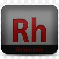 犀牛Adobe-Style-Dock-icons-空若网 犀牛Adobe-Style-Dock-icons-空若网