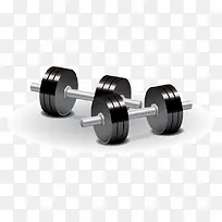 矢量 卡通手绘 哑铃-空若网 矢量 卡通手绘 哑铃-空若网