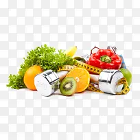 哑铃和蔬菜-空若网 哑铃和蔬菜-空若网