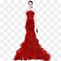 手绘礼服-空若网 手绘礼服-空若网