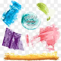 矢量水彩笔触-空若网 矢量水彩笔触-空若网