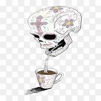 创意骷髅头广告素材-空若网 创意骷髅头广告素材-空若网