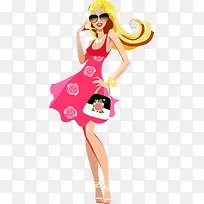 时尚购物海报人物素材-空若网 时尚购物海报人物素材-空若网